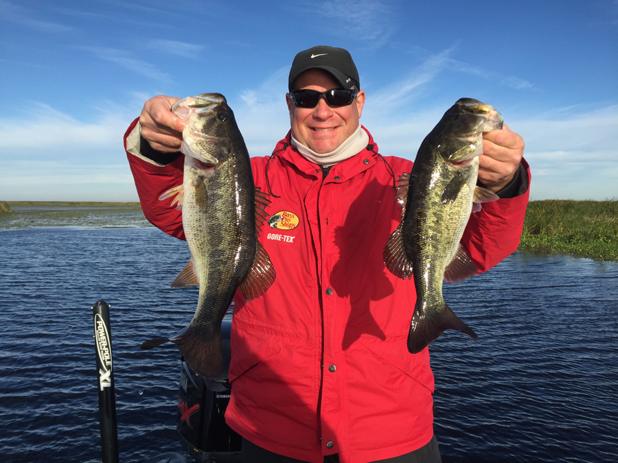 January 19, 2016 Morning Charter- Lake Okeechobee Bass Fishing Report